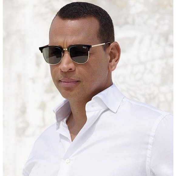 Quay Australia X Arod Evasive Black Smoke Polarized Sunglasses Retro Square - Picture 2 of 11